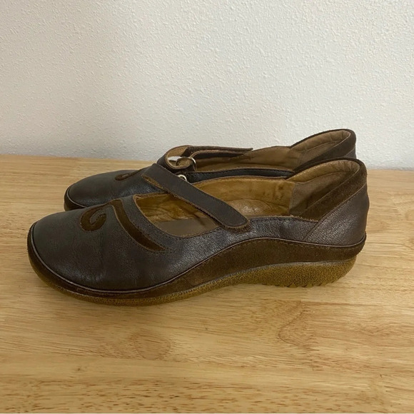 Naot Matai Mary Jane Shoes Brown Size 39 EU / 9 US - Picture 3 of 7